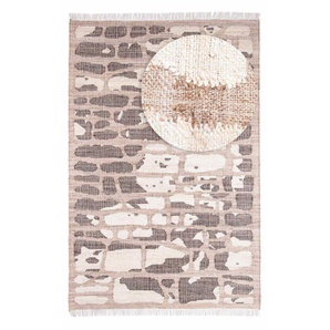 Sisalteppich MORGENLAND Sisalteppich - Alistair grau Teppiche Gr. B/L: 80 cm x 150 cm, 6 mm, 1,2 m², 1 St., braun Juteteppiche SisalOptik