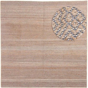 Sisalteppich MORGENLAND Sisalteppich - Cosmo Teppiche Gr. B/L: 150 cm x 150 cm, 7 mm, 2,25 m², 1 St., braun Juteteppiche SisalOptik