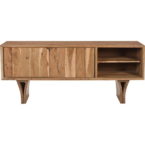 SIT Lowboard ACACIA WAVE (1 St), extravagantes Holzwangengestell