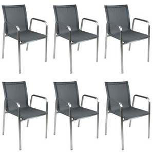 SIT Mobilia Marseille Stapelsessel, 4er-/6er-Set - 6er-Set 30INX34-90-6er-set