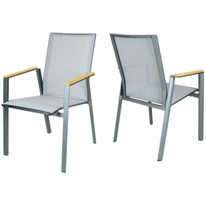 SIT Mobilia MERLO Gartenstuhl Textilen Aluminiumgestell Anthrazit