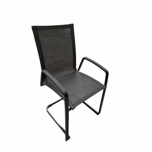 SIT Mobilia Tinto Preto Freischwinger hoch Edelstahl schwarz verchromt 33INX25-90
