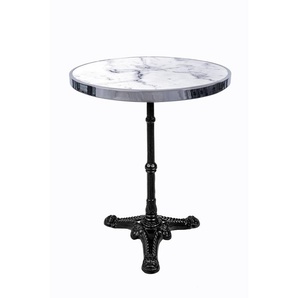 SIT Möbel THIS & THAT Tisch Ø57 cm Gußeisen/Marmor