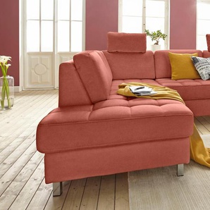 sit&more Ecksofa »Pablo L-Form«, wahlweise mit Bettfunktion und Bettkasten