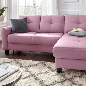 sit&more Ecksofa Varese L-Form, mit Federkern, wahlweise mit Bettfunktion und Stauraum