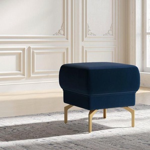 sit&more Hocker Orient 12 V, goldfabene Metallfüße
