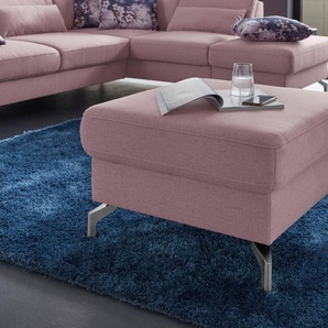 sit&more Hocker, Fußhöhe 12 cm, wahlweise mit unterschiedlichen Fußfarben