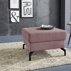 sit&more Hocker Percy, Fußhöhe 15cm, wahlweise mit unterschiedlichen Fußfarben