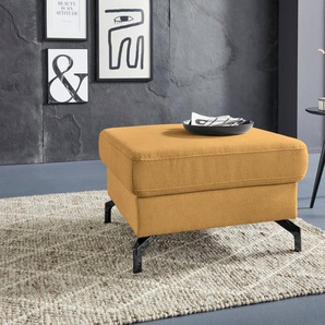 sit&more Hocker Percy, Fußhöhe 12 cm, wahlweise mit unterschiedlichen Fußfarben