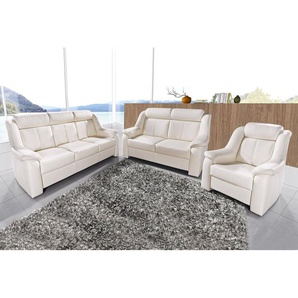 sit&more Polstergarnitur Basel, Set, bestehend aus 3-Sitzer + 2-Sitzer + Sessel