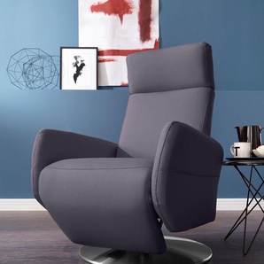 TV-Sessel SIT&MORE Sessel Gr. Flachgewebe, B/H/T: 71 cm x 110 cm x 82 cm, grau (anthrazit) Fernsehsessel und TV-Sessel Sessel