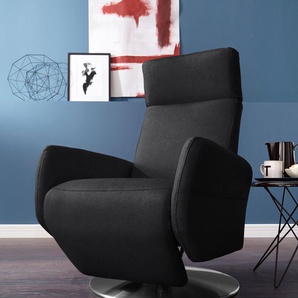 TV-Sessel SIT&MORE Sessel Gr. Flachgewebe, B/H/T: 71 cm x 110 cm x 82 cm, schwarz Fernsehsessel und TV-Sessel Sessel
