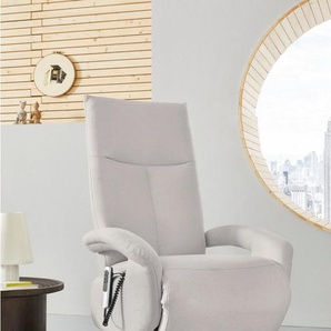sit&more TV-Sessel Tycoon mit Kopfteilverstellung und 360° Drehfunktion, wahlweise manuell oder elektrischer Funktion, auch mit Akku (kabellos)