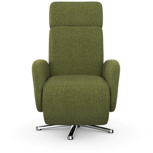 TV-Sessel SIT&MORE Sessel Gr. Flachgewebe, elektrisch verstellbar-mit kabelgebundener Fernbedienung-mit 2 Motoren und Akku, B/H/T: 71 cm x 110 cm x 82 cm, grün (olive) Fernsehsessel und TV-Sessel wahlweise mit 2 Motoren Akku Aufstehhilfe