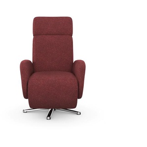TV-Sessel SIT&MORE Sessel Gr. Flachgewebe, elektrisch verstellbar-mit kabelgebundener Fernbedienung-mit 2 Motoren und Akku, B/H/T: 71 cm x 110 cm x 82 cm, lila (chianti) Fernsehsessel und TV-Sessel wahlweise mit 2 Motoren Akku Aufstehhilfe