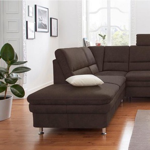sit&more Wohnlandschaft Cardoso U-Form, mit Federkern und Kopfstützen, mit Bettfunktion und Relaxfunktion