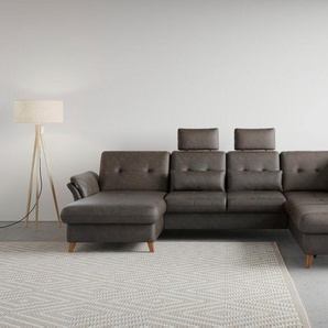 sit&more Wohnlandschaft Göteborg, inkl. Sitztiefenverstellung, wahlweise mit Bettfunktion & Bettkasten