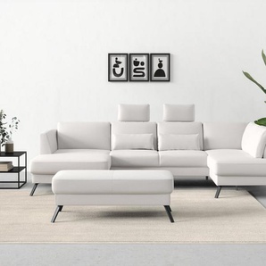 sit&more Wohnlandschaft Lindholm U-Form, mit Sitztiefenverstellung und Federkern