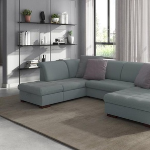 sit&more Wohnlandschaft Luxor U-Form, wahlweise mit Bettfunktion, Bettkasten und Kopfteilverstellung