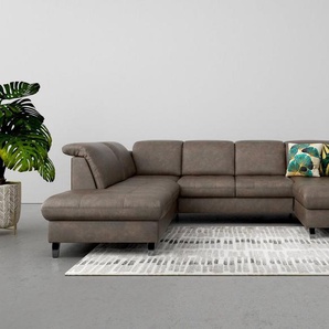 sit&more Wohnlandschaft Maggiore U-Form, wahlweise mit Kopfteilverstellung, Bettfunktion und Stauraum