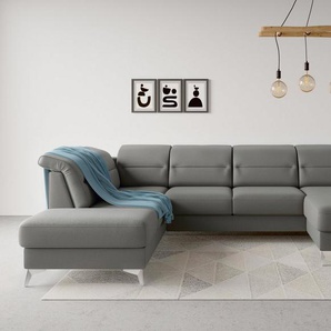 sit&more Wohnlandschaft Sinatra U-Form, optional mit Kopfteilverstellung und Armteilfunktion etc.