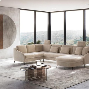 sit&more Wohnlandschaft Soul U-Form, wahlweise mit Bettfunktion und Bettkasten oder Schubkasten