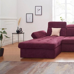 sit&more Wohnlandschaft Stardust U-Form, inklusive Kopfteilverstellung und Armlehnenfunktion