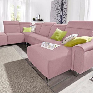 sit&more Wohnlandschaft Township U-Form, wahlweise mit elektrischer Wallfree-Funktion