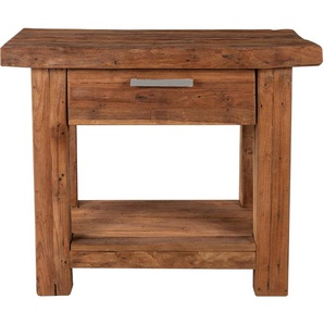 SIT Telefontisch »Coral«, aus recyceltem Teak-Altholz
