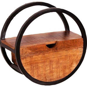 SIT Wandregal, Mit Schublade aus Mangoholz