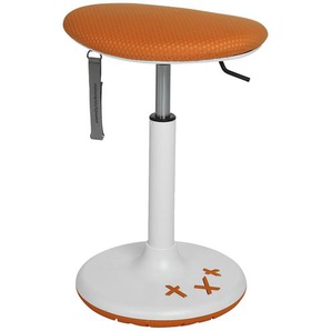 Sitness X Bürohocker - orange - Materialmix - 33 cm - 40 cm - 33 cm | Möbel Kraft