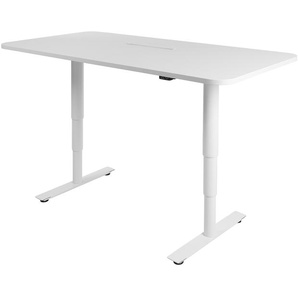 Sitness X Schreibtisch  Sitness X Up Table 30 - weiß - Materialmix - 160 cm - 59 cm - 80 cm | Möbel Kraft