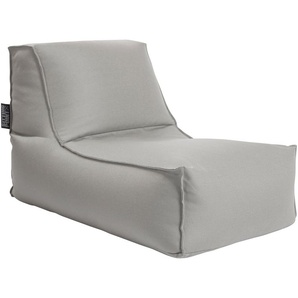 Sitzsack SITTING POINT KORFU Rock Sitzsäcke Gr. B/H/T: 65 cm x 65 cm x 100 cm, grau (mittelgrau) Baby Sitzsäcke SITTING POINT für Indoor und Outdoor