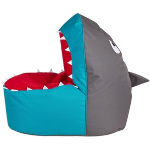 Sitzsack SITTING POINT Shark Brava Sitzsäcke grau (anthrazit) Baby Sitzsäcke