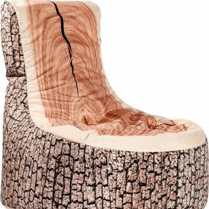 Sitting Point Sitzsack Sitzsack Swing WOOD, Holzoptik