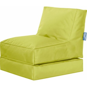 Sitzsack SITTING POINT Twist Scuba Sitzsäcke Gr. B/H/T: 70 cm x 80 cm x 180 cm, grün Baby Sitzsäcke