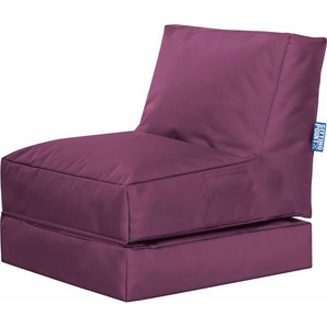 Sitzsack SITTING POINT Twist Scuba Sitzsäcke Gr. B/H/T: 70 cm x 80 cm x 180 cm, lila (aubergine) Baby Sitzsäcke