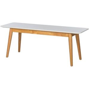 Sitzbank 120cm Weiß