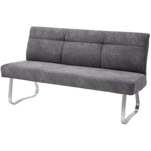 Sitzbank Aracala 160 x 88 x 66cm Grau/Grau