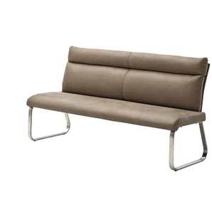 Sitzbank - beige - Materialmix - 160 cm - 98 cm - cm 70,0 | Möbel Kraft