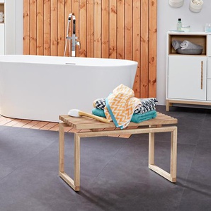 Sitzbank - braun - Eiche -