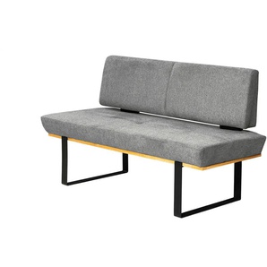Sitzbank - grau - Materialmix - 65 cm - 88 cm | Möbel Kraft