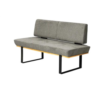 Sitzbank - grau - Materialmix - 65 cm - 88 cm | Möbel Kraft