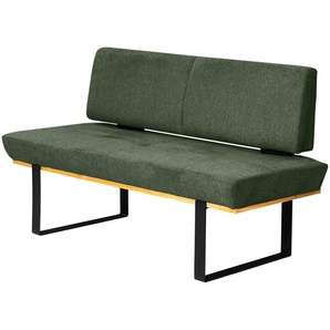 Sitzbank - grün - Materialmix - 65 cm - 88 cm | Möbel Kraft
