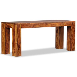 Sitzbank Massivholz 110x35x45 cm