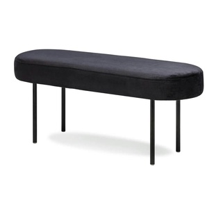 Sitzbank - schwarz - Materialmix - 100 cm - 38 cm | Möbel Kraft