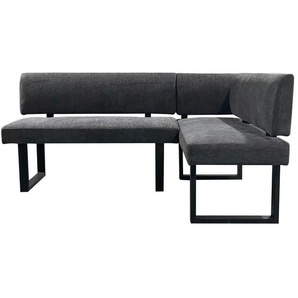 Sitzbank - schwarz - Materialmix - 181,5 cm - 86 cm | Möbel Kraft