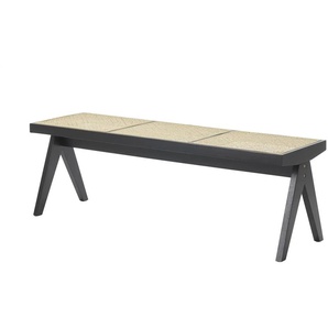 Sitzbank - schwarz - Materialmix - 41 cm - 45 cm | Möbel Kraft