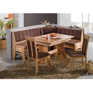 Sitzecke Kernbuche Massivholz Esszimmer (vierteilig)