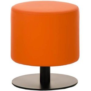 Sitzhocker - Max 2 - Hocker Rundhocker Kunstleder Orange ...